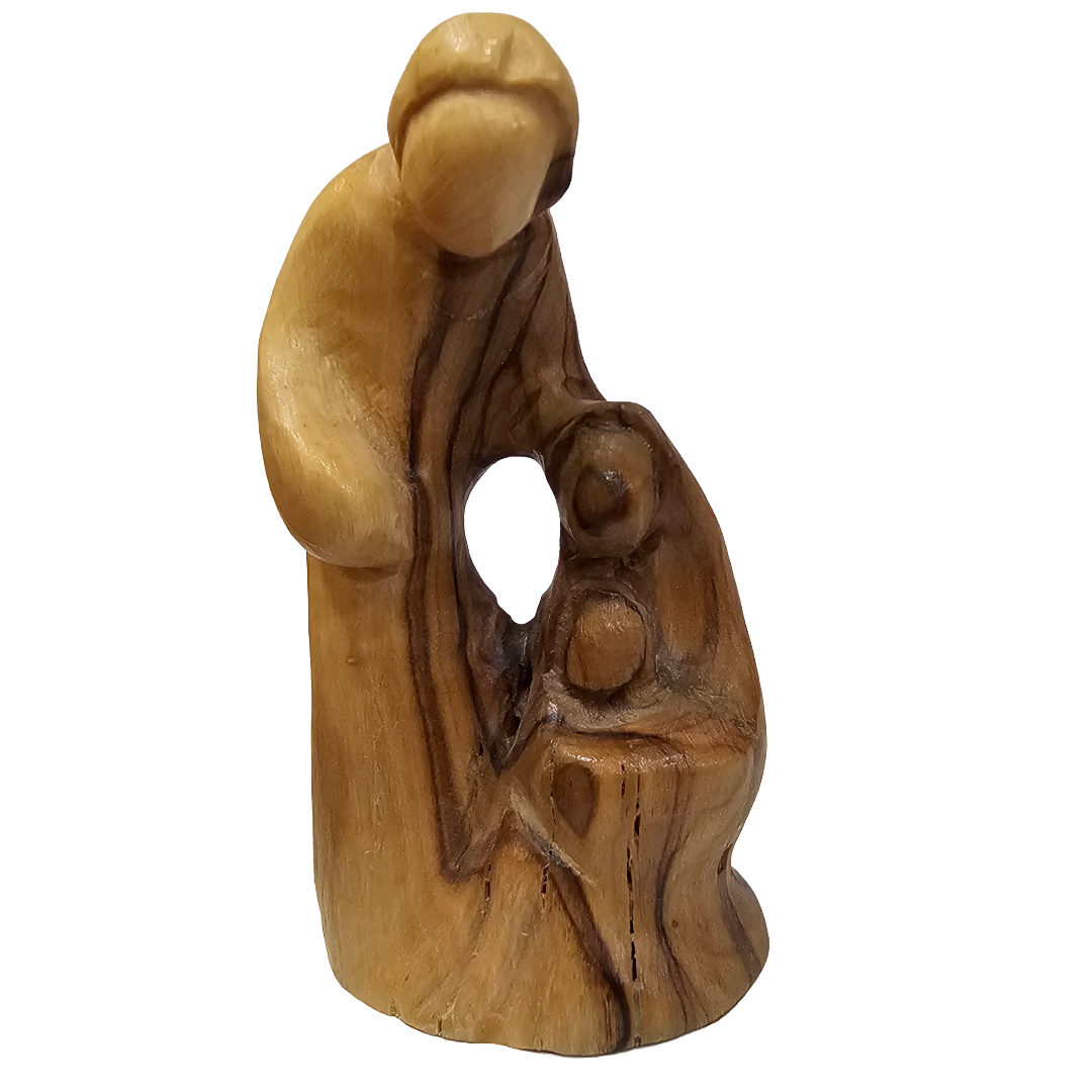 Holy Family faceless figure