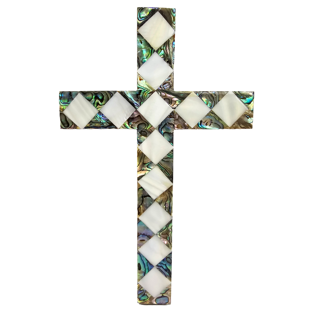 Plain Mother of Pearl Cross
