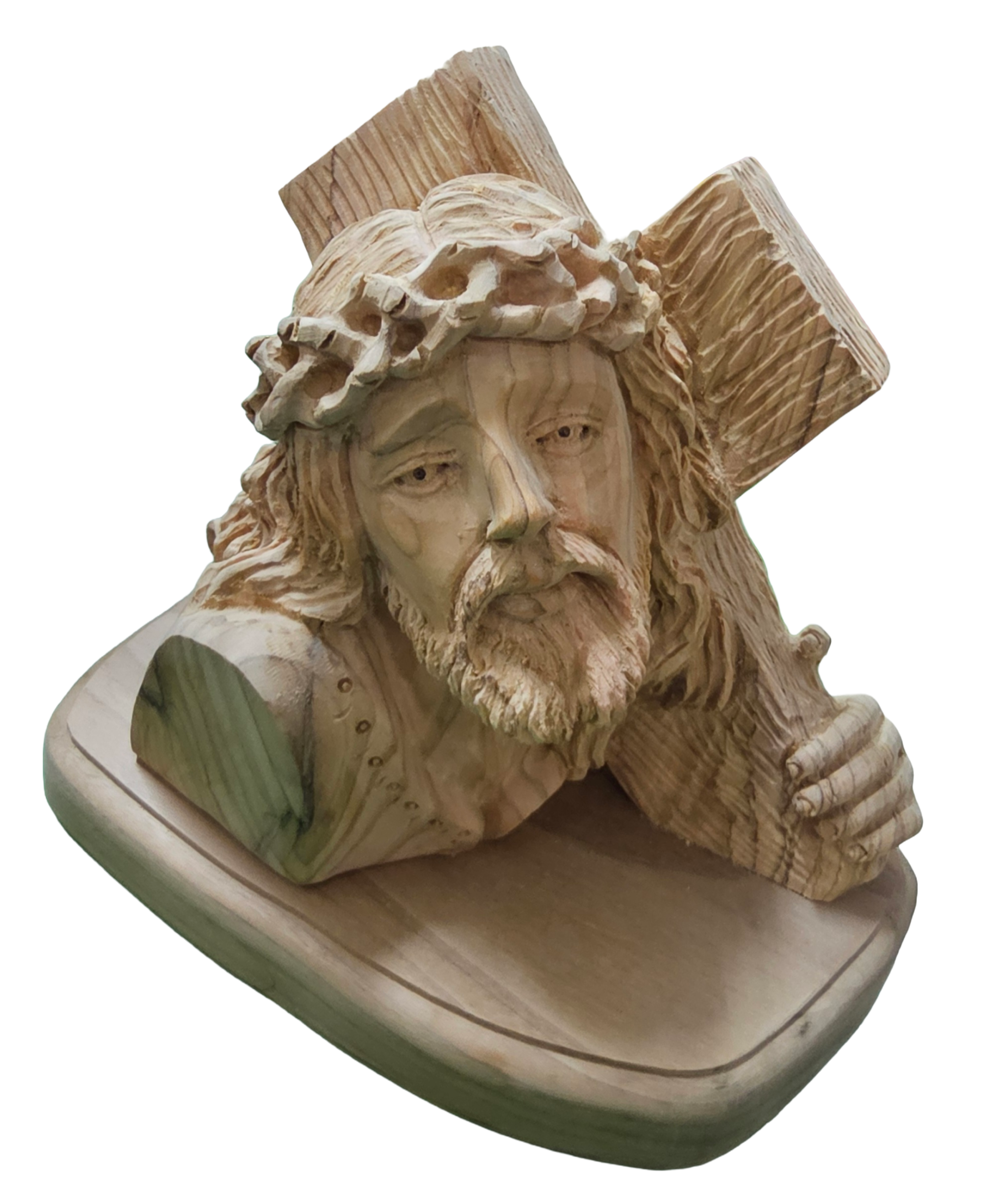 Bust of Jesus bearing the cross image 2