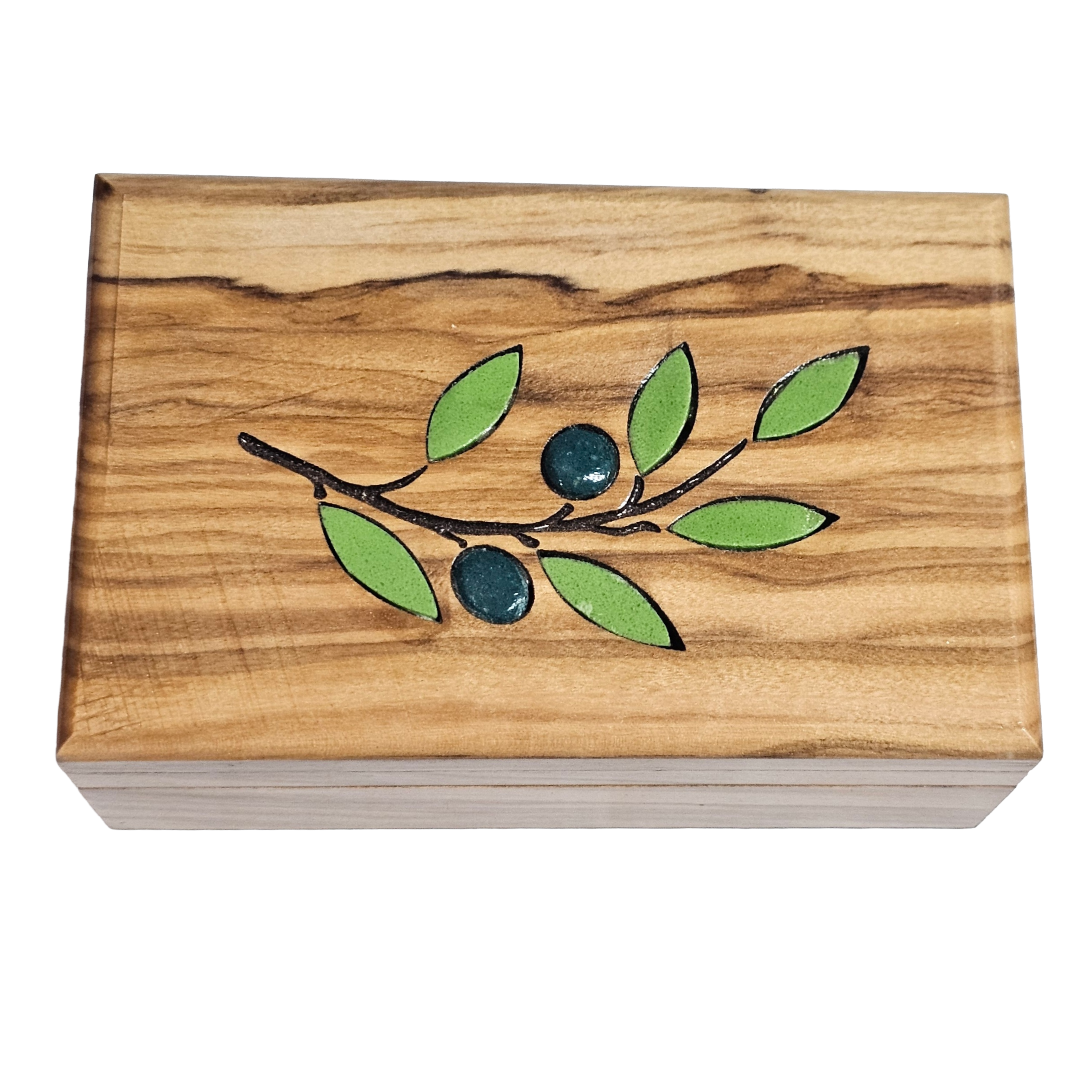 Handcrafted Olive Wood Box 