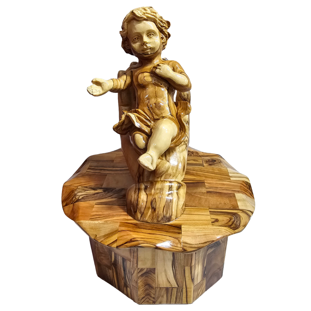 Baby Jesus with rotating base with music