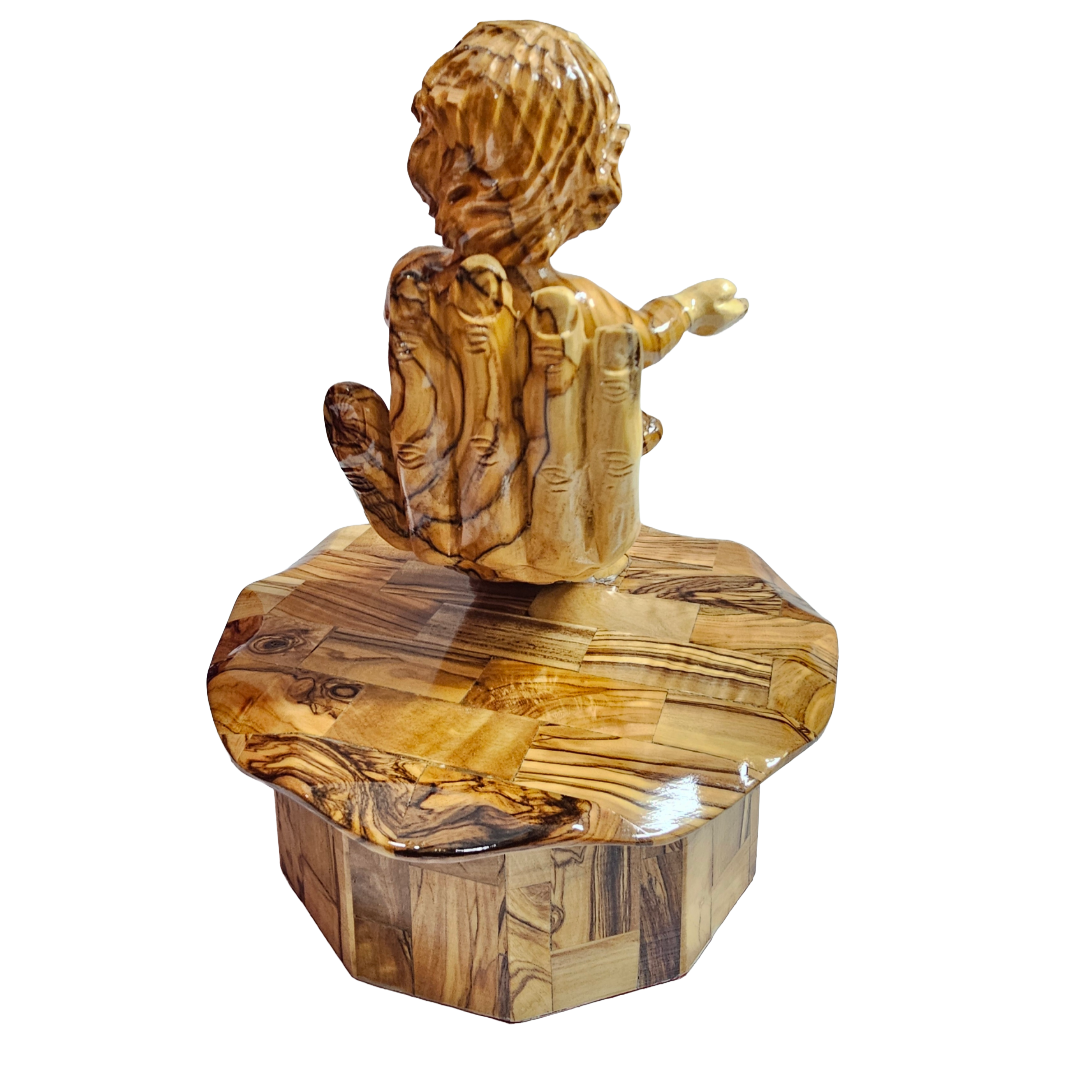 Baby Jesus with rotating base with music image 2